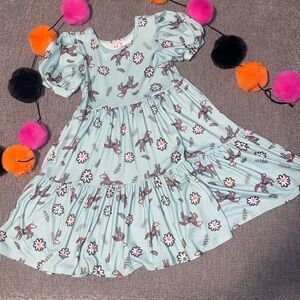 Dot Dot Smile Unicorn Skeleton Dress
